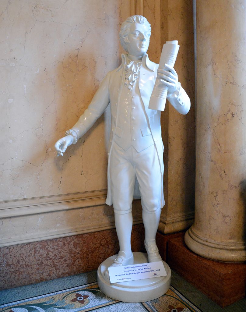 11 Mozart Statue In The Main Foyer Teatro Colon Buenos Aires